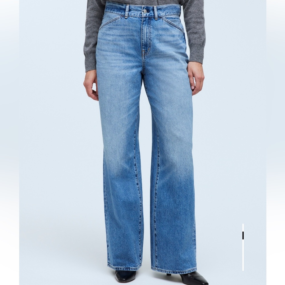 NWT 23 Madewell x Kaihara Superwide-Leg Jeans